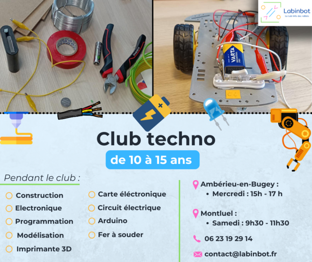 Image de l'événement 🤖🚀Club techno | 10-15 ans🚀🤖