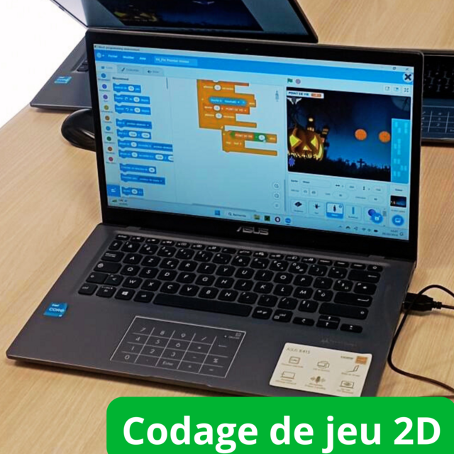 Image de l'événement Stage vacances Codage jeu 2D  / 9-14 ans