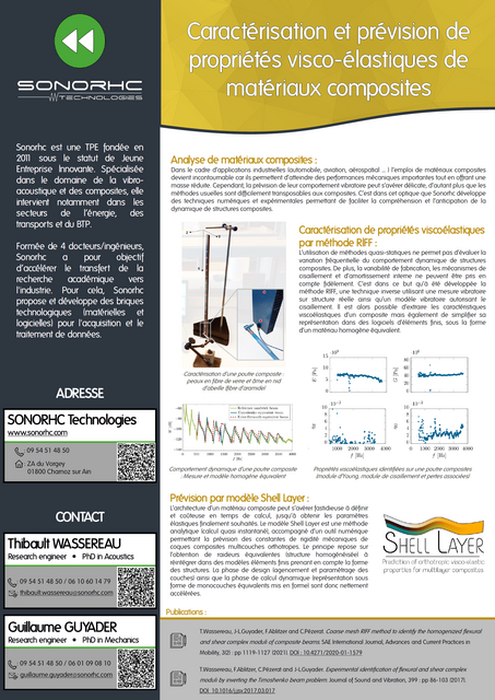 Image de l'actualité Caractérisation et prévision de propriétés visco-élastiques de matériaux composites