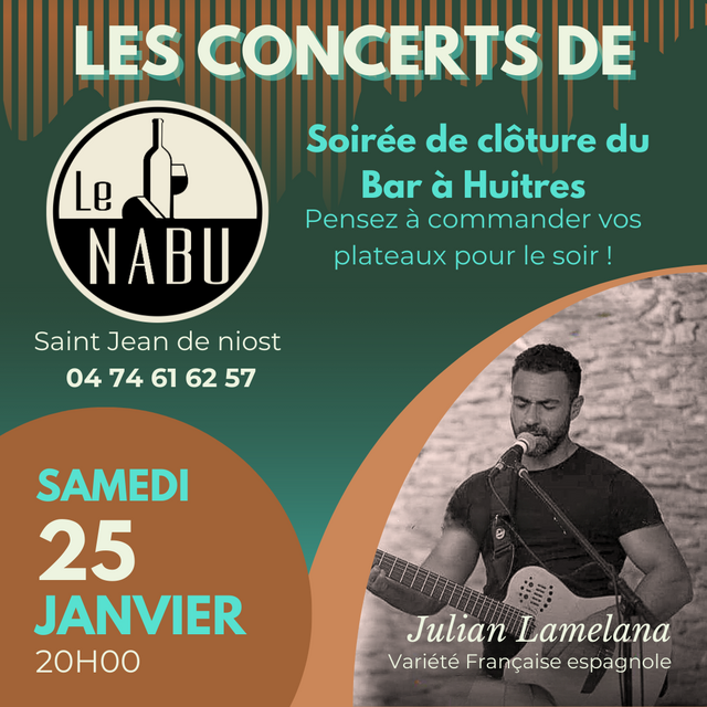 Image de l'événement Le NABU - Concert de clôture du Bar à huitres 