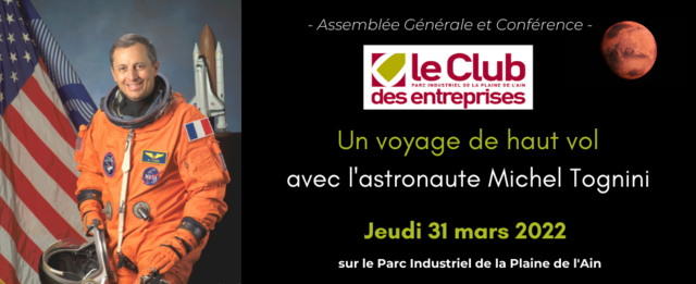 image du post AG & conférence : Un voyage de haut vol avec l'astronaute Michel TOGNINI