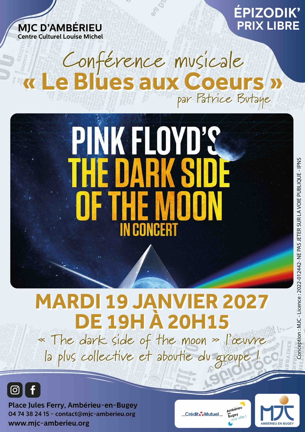 Image de l'actualité Le Blues aux Coeurs « PINK FLOYD »