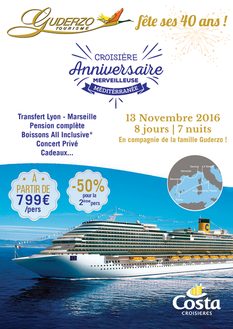 Image de l'actualité Croisière Anniversaire 40 ans