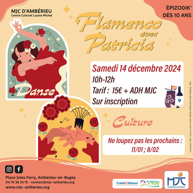 image du post Découverte du Flamenco avec Patricia