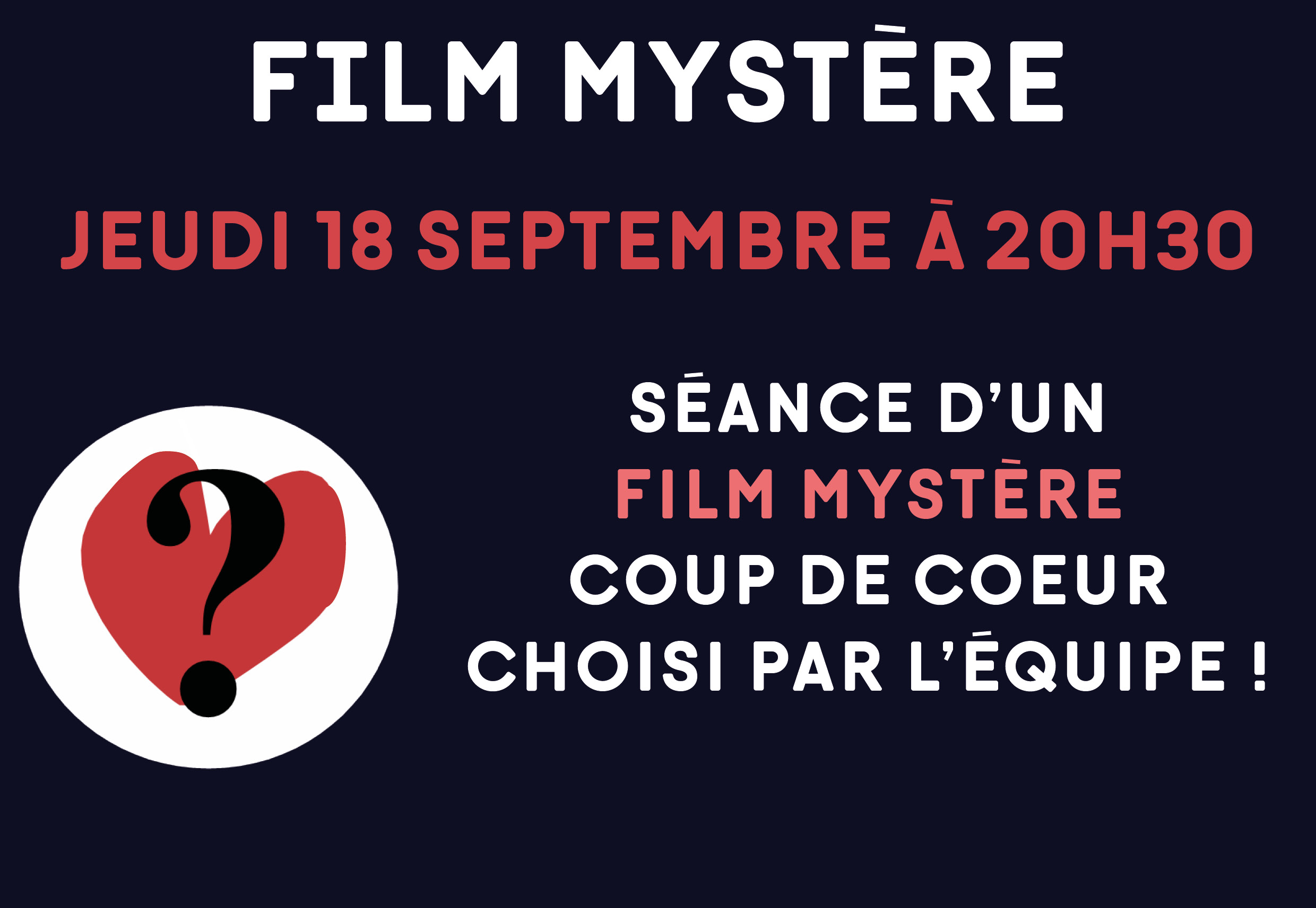 Image de l'actualité Ciné mystère septembre 2025