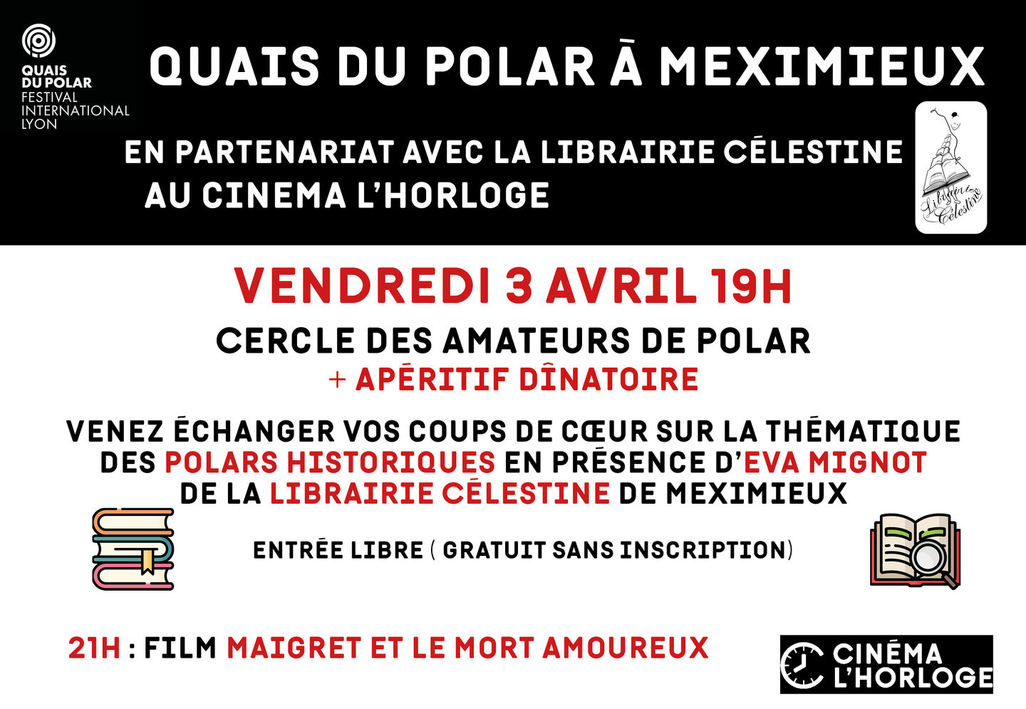 Image de l'actualité Quais du polar à Meximieux vendredi 3 avril