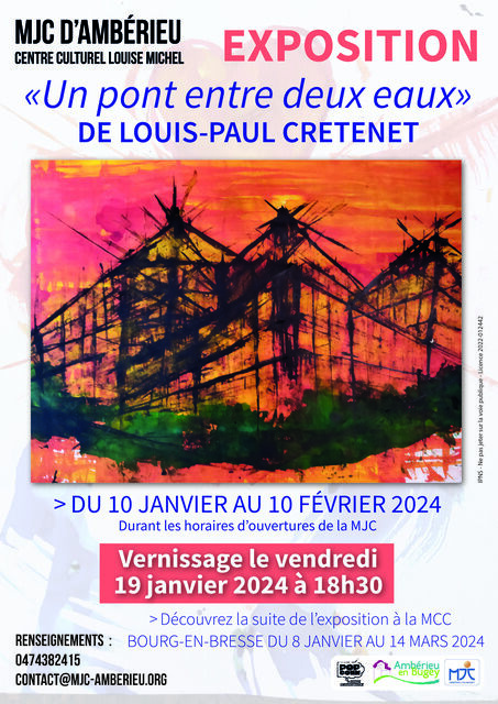image du post Exposition - Un pont entre deux eaux de Louis-Paul Cretenet 