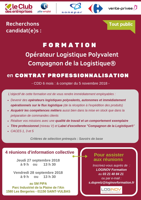 image du post Et si vous deveniez "Compagnon de la Logistique®" sur le PIPA ?