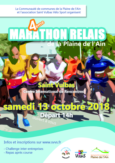 Image de l'événement MARATHON RELAIS DE LA PLAINE DE L'AIN 4ème édition