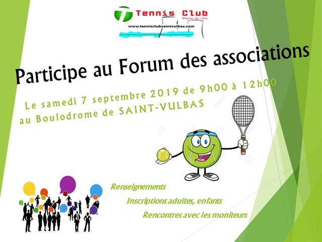 Image de l'événement FORUM DES ASSOCIATIONS PLAINE DE L'AIN