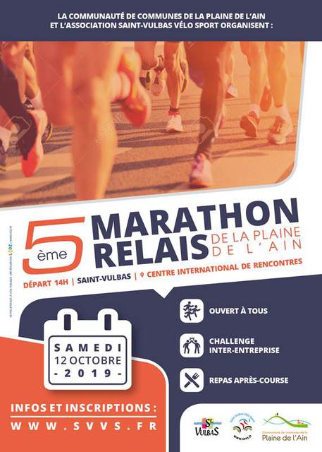 Image de l'actualité MARATHON RELAIS DE LA PLAINE DE L'AIN C'est parti pour la 5ème édition!