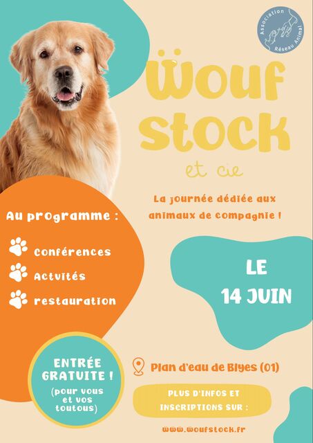 Image de l'événement Une journée de Wouf : Le Woufstock et cie débarque à Blyes !