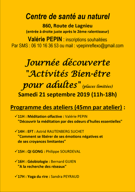 image du post Journée découverte "activités bien être pour adultes"
