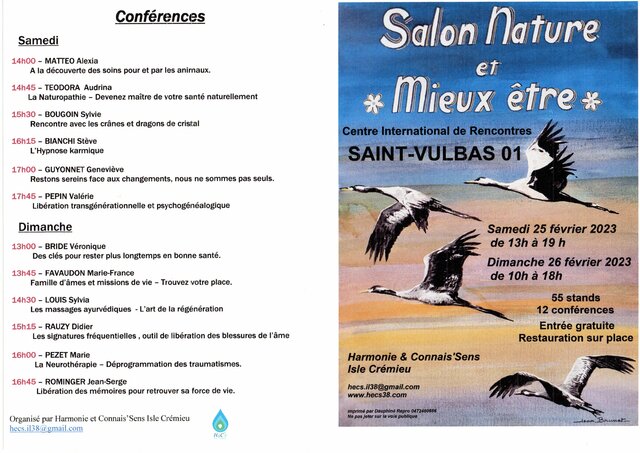 Image de l'événement Salon Nature et Mieux-être