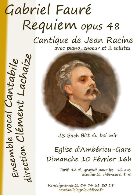 Image de l'événement Concert - Requiem opus 48 de Gabriel Fauré