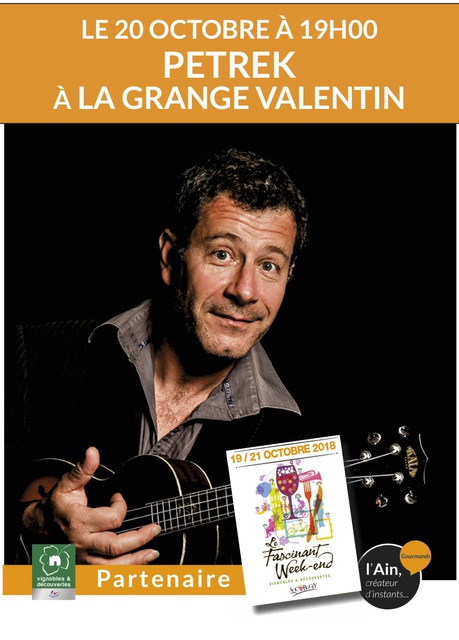 Image de l'événement LE 20 OCTOBRE à 19h CONCERT DE PETREK à La Grange Valentin à AMBRONAY
