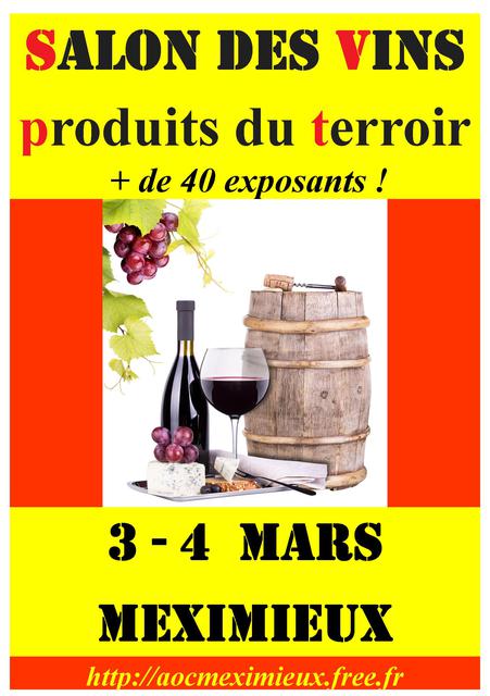 Image de l'événement Salon des Vins et des produits du terroir MEXIMIEUX 2018