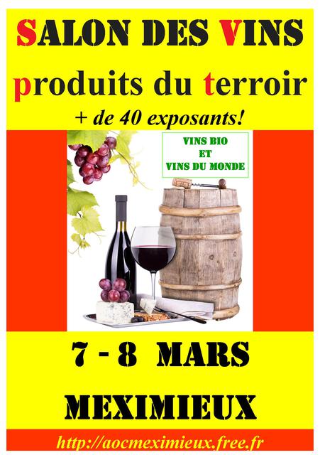 Image de l'événement Salon des Vins et des produits du terroir MEXIMIEUX