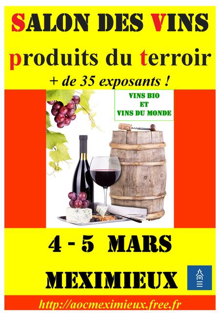 Image de l'événement SALON DES VINS à MEXIMIEUX