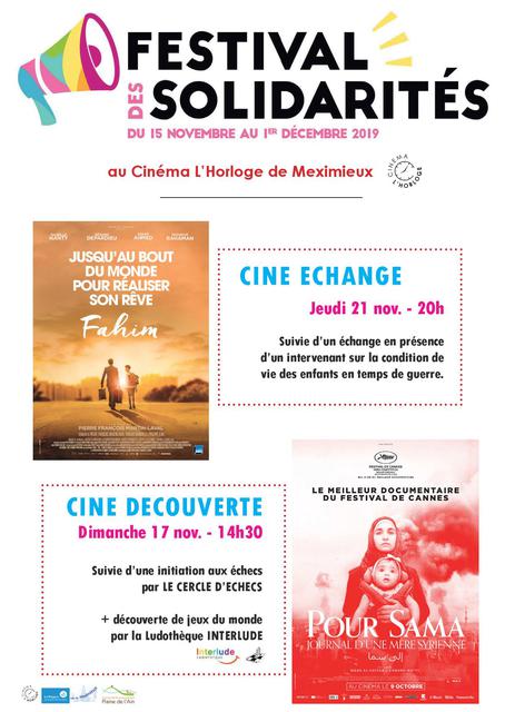 Image de l'actualité Festisol au Cinéma L'Horloge !
