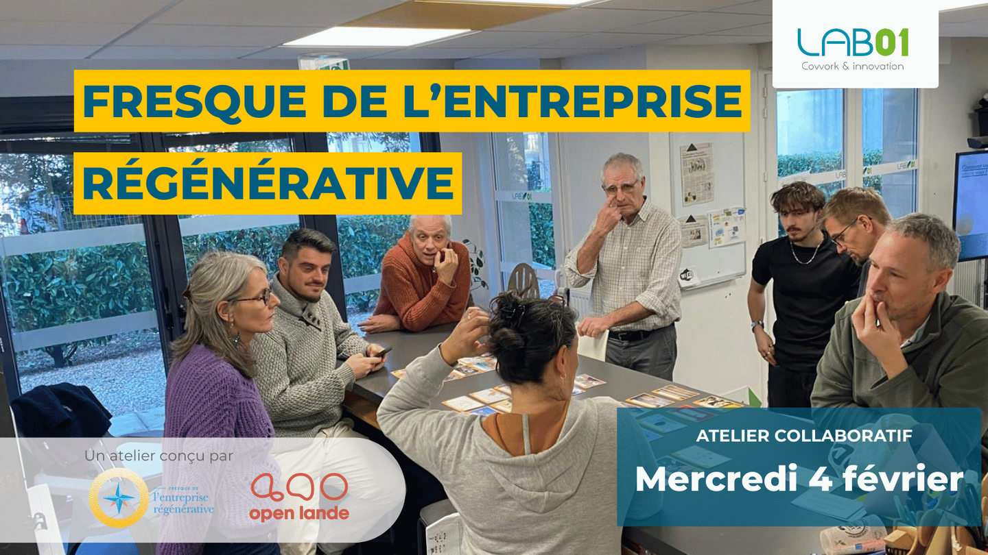 Image de l'actualité Atelier dirigeants du LAB01 : Fresque de l'Entreprise Régénérative à Ambérieu