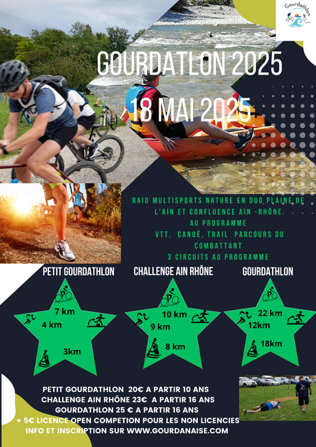 Image de l'actualité Urgent Cherche Bénevoles pour Gourdathlon raid multisports le 18 Mai 2025