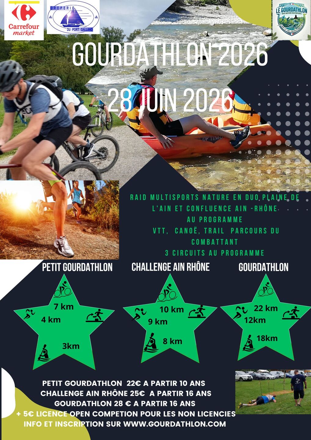 Image de l'actualité Urgent Cherche Bénévoles pour Gourdathlon raid multisports le 28 juin 2028