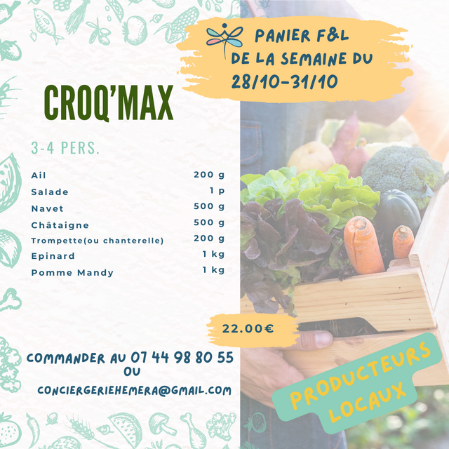 image du post Livraison au bureau de plein de vitamines 🥕🍎
