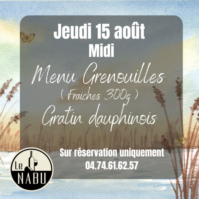 Image de l'événement Le Nabu - Grenouilles à Saint Jean de Niost
