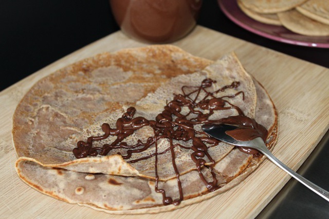 Image de l'actualité Atelier crêpes végétales et sans gluten avec la pâte à tartiner qui va bien!!