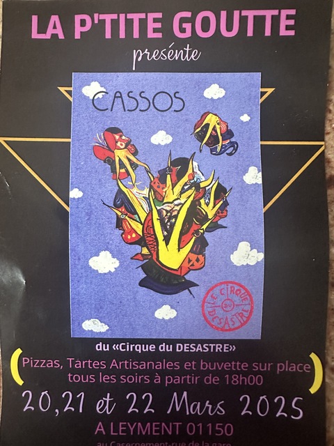 Image de l'événement La petite Goutte présente CASSOS le cirque du désastre