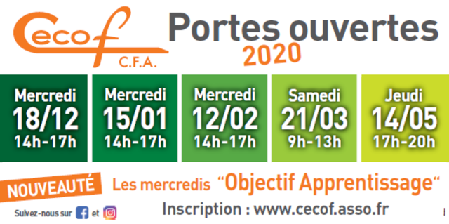 Image de l'actualité Journées Portes Ouvertes du CECOF 2019/2020