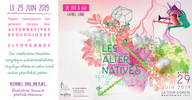 Image de l'événement  LES ALTERNATIVES : Agora des initiatives locales et citoyennes à MONTAGNIEU!