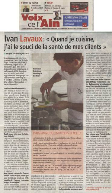 Image de l'actualité #Restauration - Santé - L'auberge de l'Abbaye très concernée