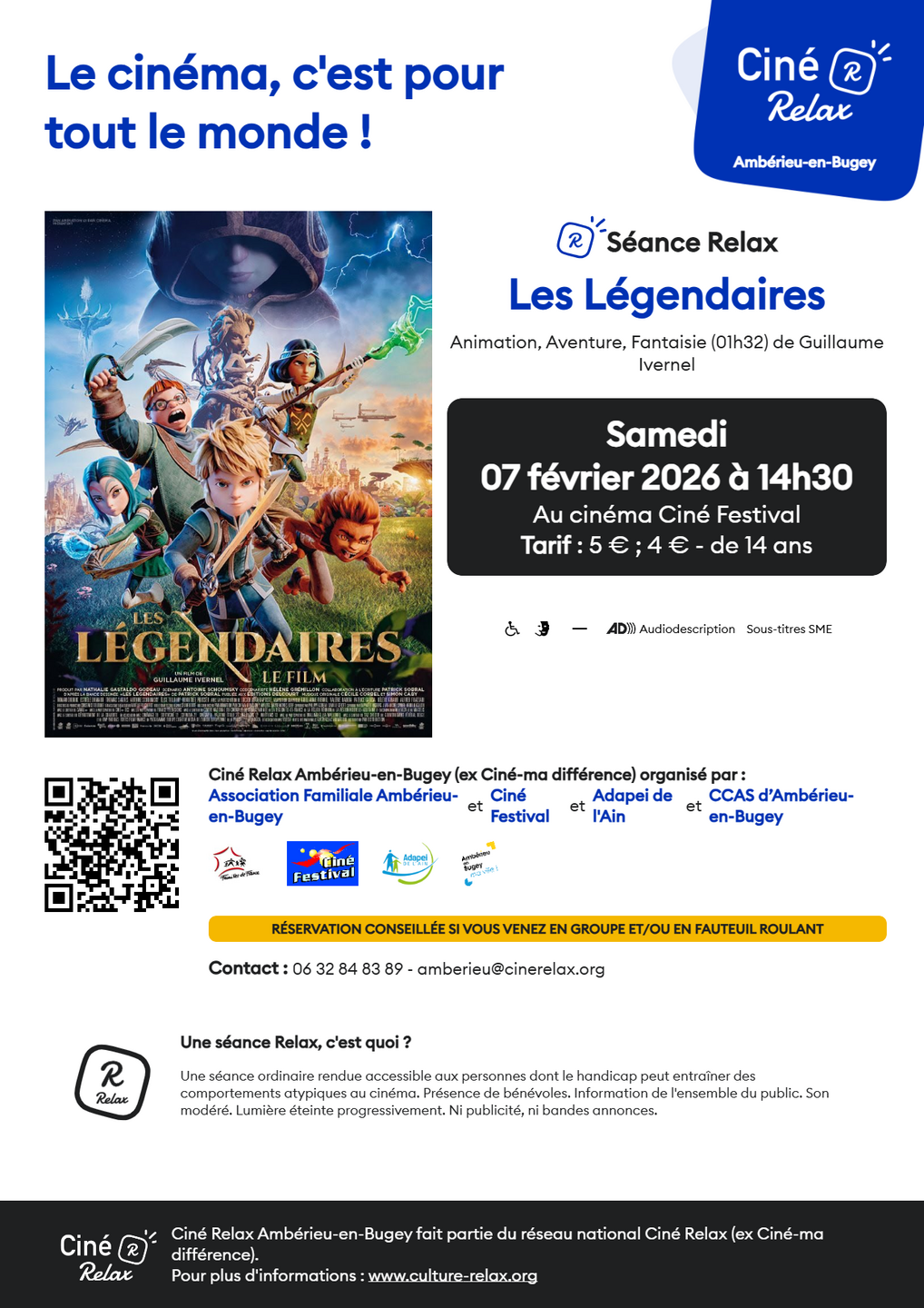 Image de l'actualité séance cinéma avec Ciné Relax