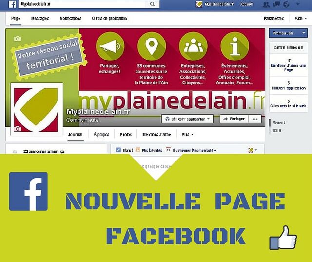image du post NOUVEAU : MYplainedelain.fr est aussi sur Facebook...