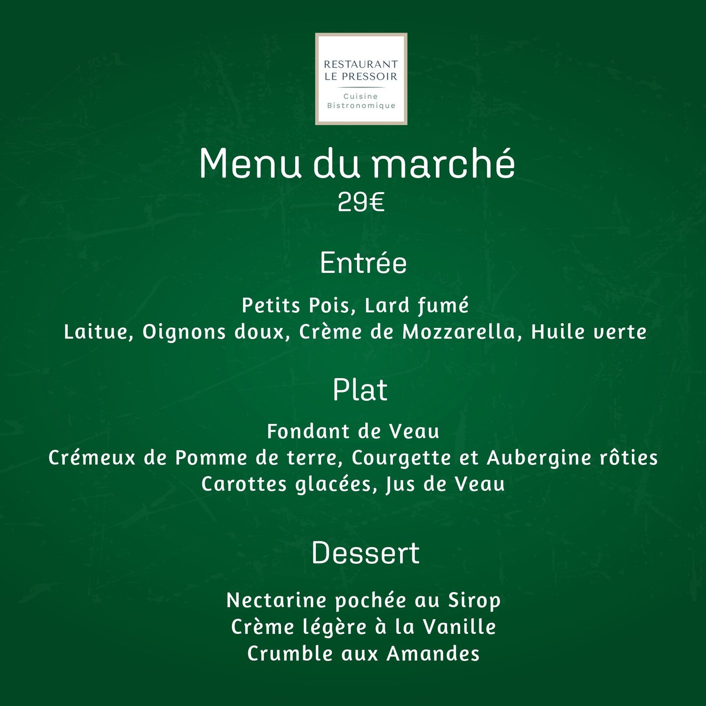 Image de l'actualité Restaurant Le Pressoir Ambronay 25-08-2026