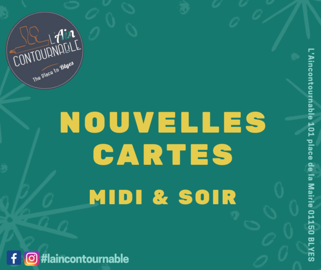 Image de l'actualité Nouvelle saison, nouvelles carte à l'Aincontournable