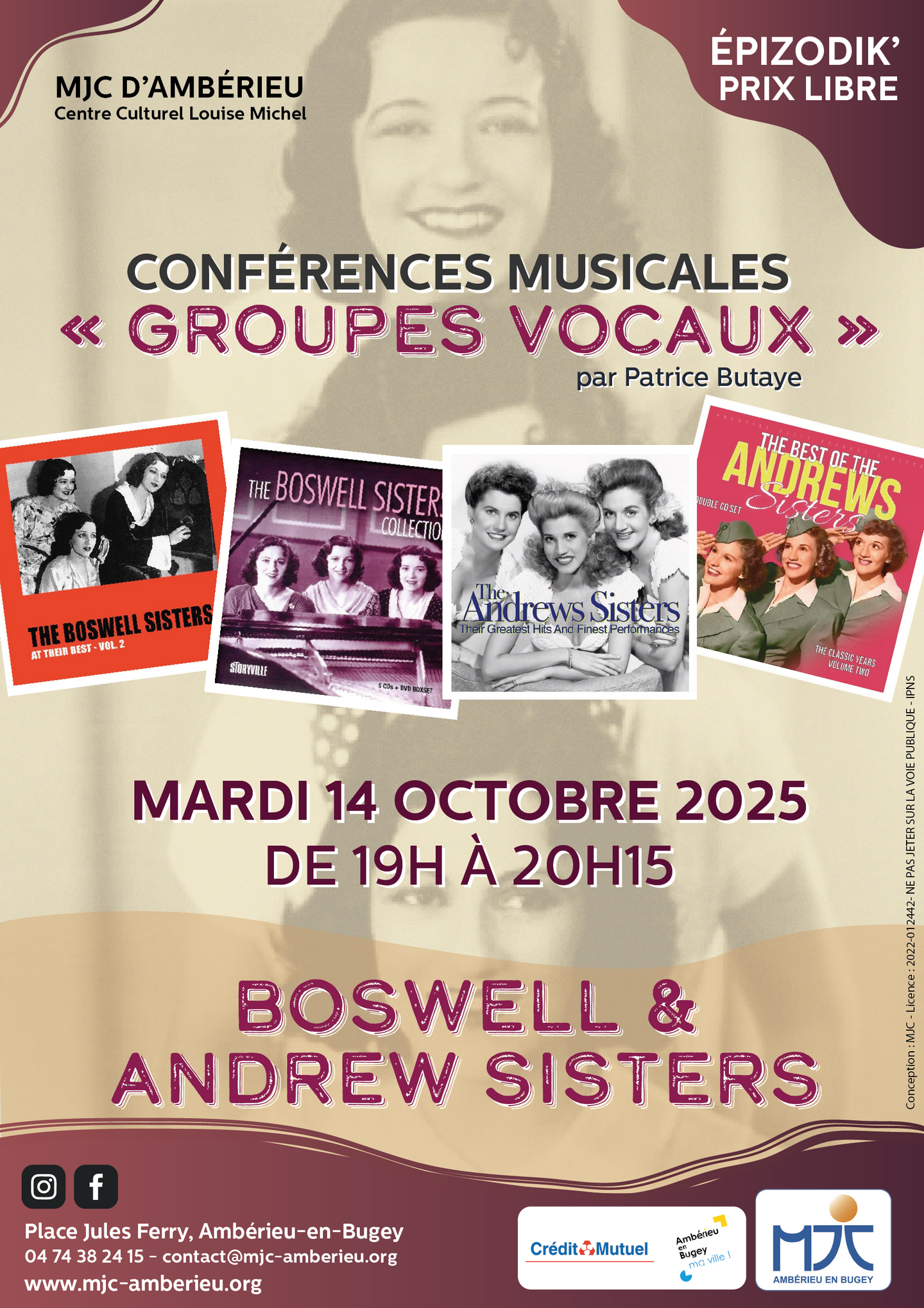 Image de l'actualité « Bowsell & Andrew Sisters »