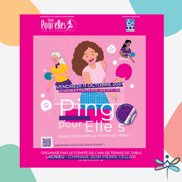Image de l'événement 🎀Octobre Rose : Prêtes à taper dans la balle pour la bonne cause?🎀