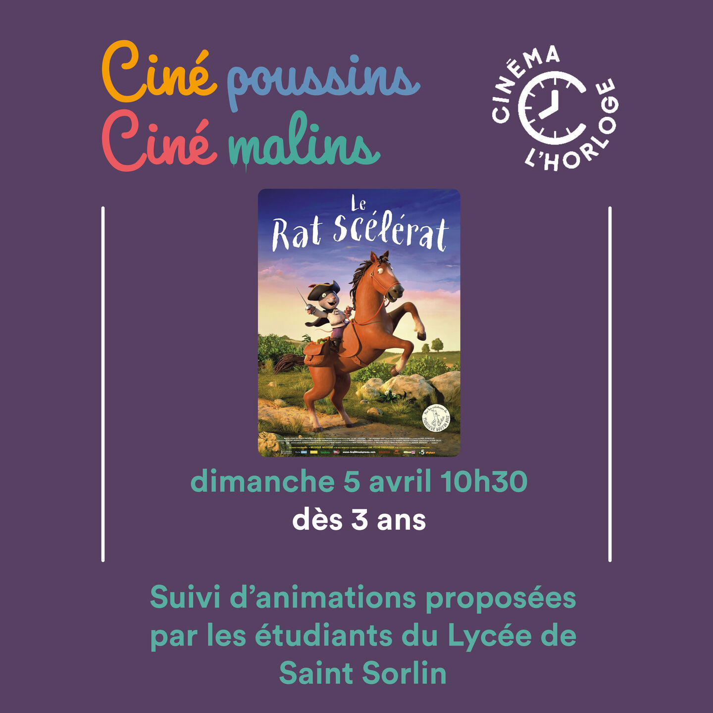 Image de l'actualité Ciné poussins spéciale quais du Polar