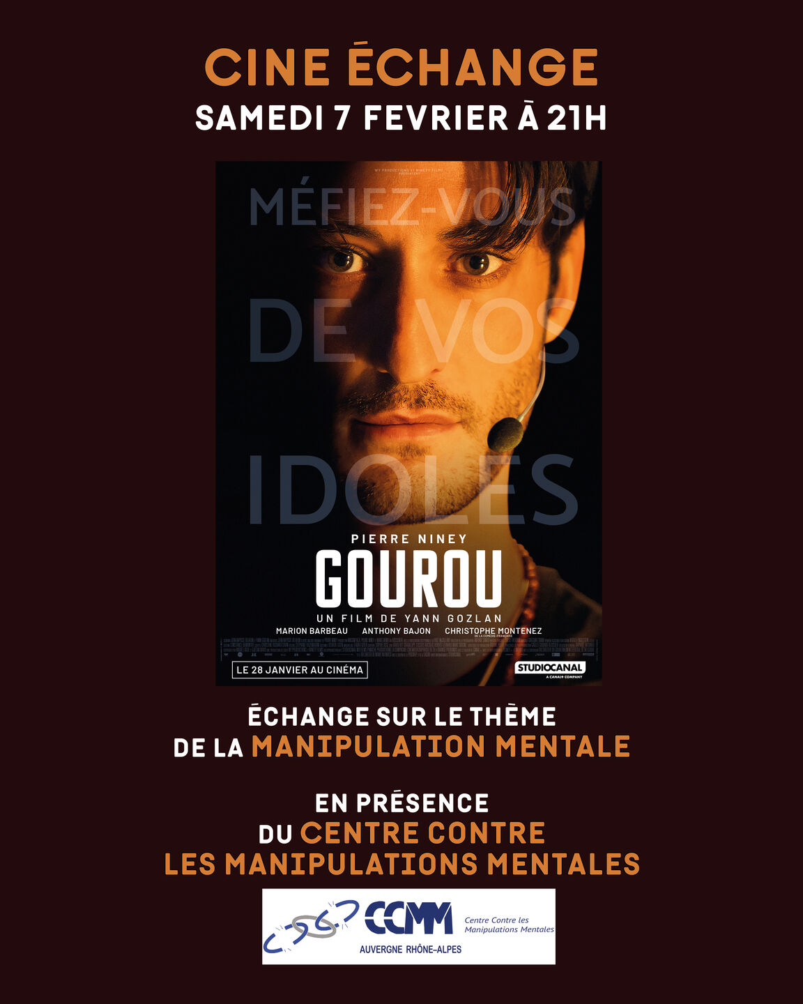 Image de l'actualité Cine débat Gourou