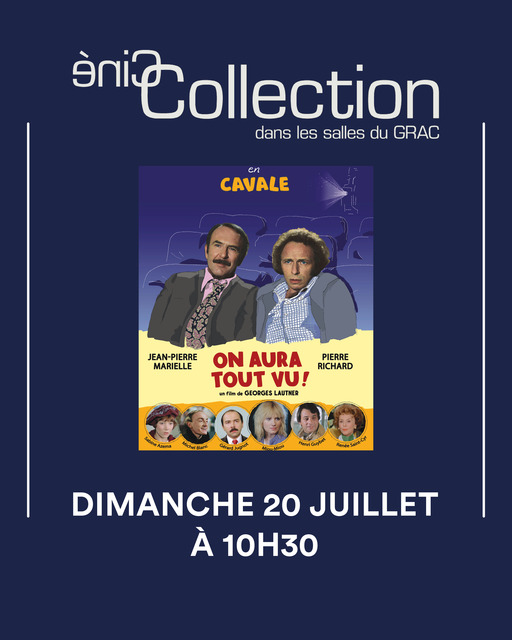 Image de l'actualité Ciné collection Juillet 2025 "On aura tout vue"