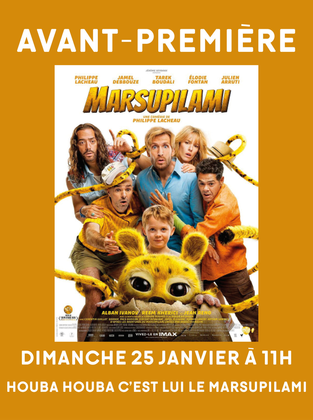 Image de l'actualité Avant-première du film Marsupilami