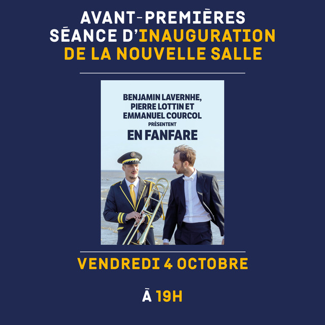 image du post Avant première "En fanfare" + inauguration salle