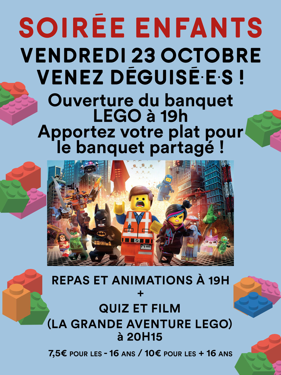 Image de l'actualité Soirée enfants La grande aventure LEGO