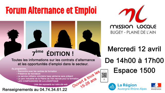 Image de l'événement FORUM ALTERNANCE ET EMPLOI AMBERIEU