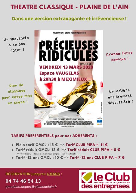 image du post Théâtre : Les précieuses ridicules... dans une version extravagante et irrévérencieuse