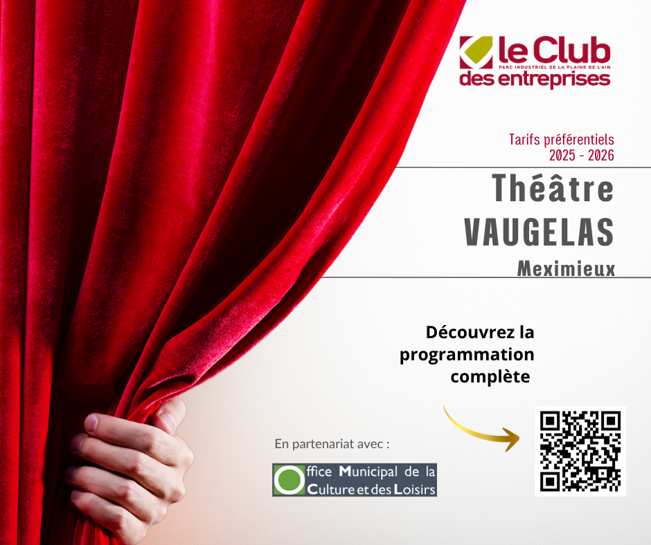 Image de l'actualité Des soirées théâtre à tarifs préférentiels avec le Club des entreprises du PIPA !