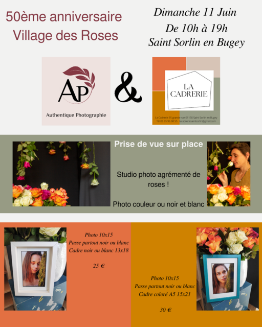 Image de l'événement Marché de l'artisanat - Fête des roses de Saint Sorlin en Bugey